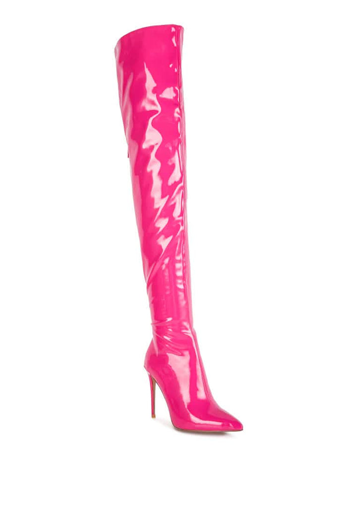 Chic Stiletto Over-the-Knee Boots Ruby Smudge