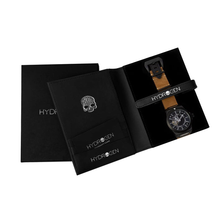 Expedition-Ready Black Leather Timepiece - Capri Clothes