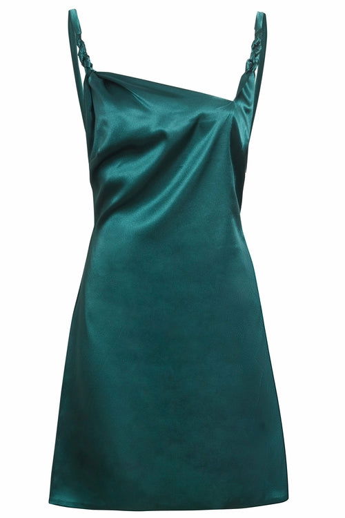 Green Backless Mini Dress - Capri Clothes