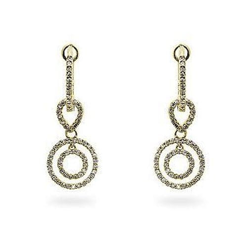 Yellow Gold Diamond Dangles Yellow Crius