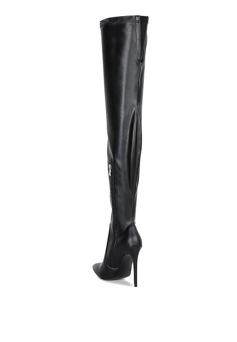 Chic Over-the-Knee Stiletto Boots Ruby Smudge