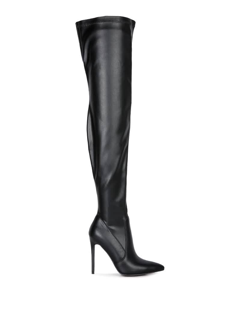 Chic Over-the-Knee Stiletto Boots Ruby Smudge