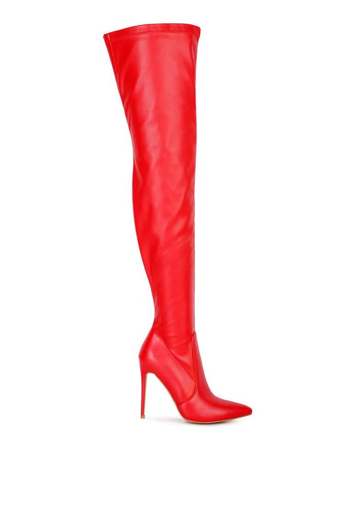 Chic Over-the-Knee Stiletto Boots Ruby Smudge