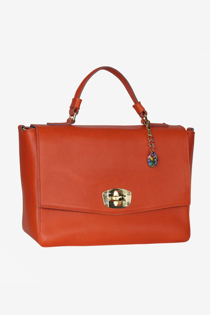 Leather Elegant Handbag - Capri Clothes