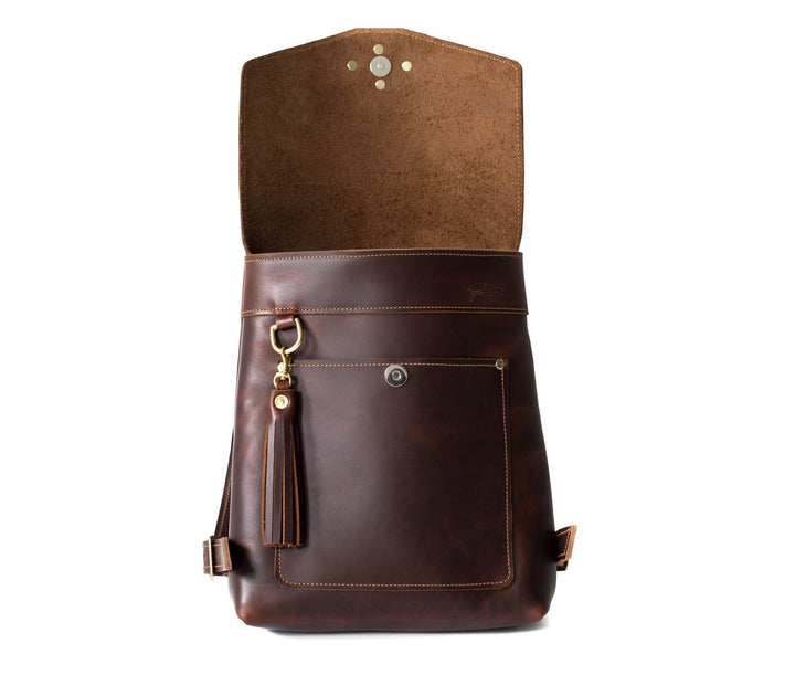 Leather Rucksack - Capri Clothes