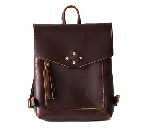 Leather Rucksack - Capri Clothes