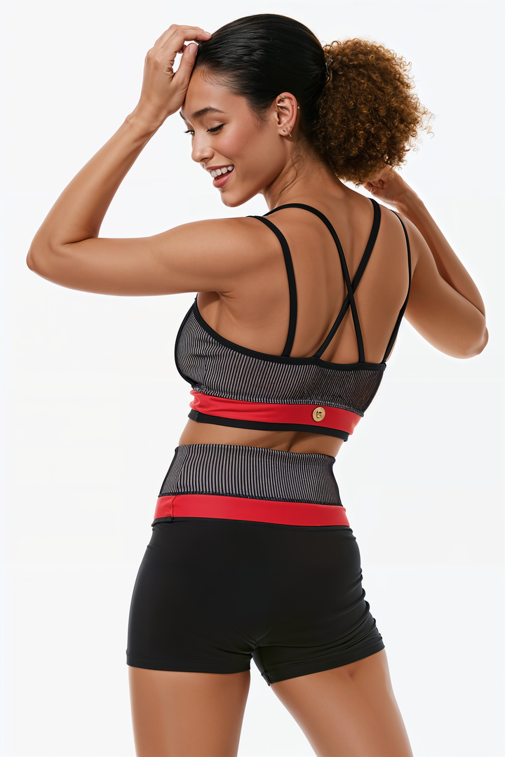 MADRAS SPORTS BRA - Capri Clothes