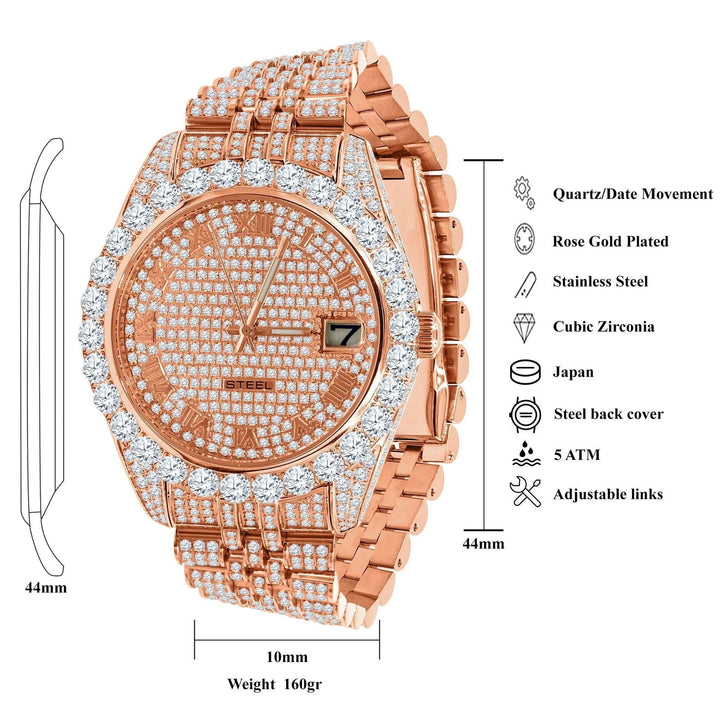 METEORITE STEEL WATCH | 530545 - Capri Clothes