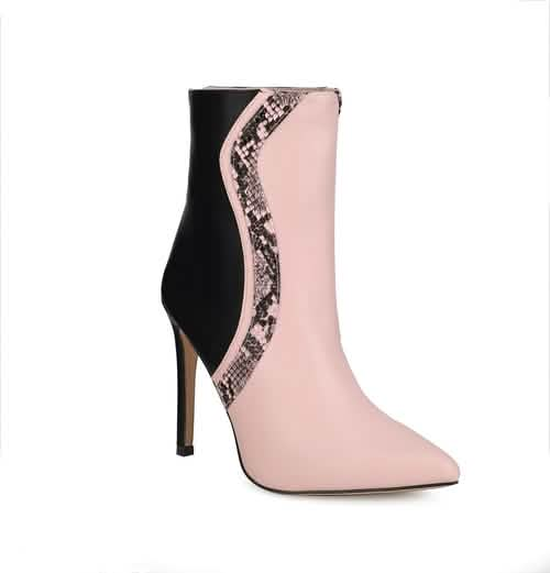 Celeste Stiletto Ankle Boot for Women Pink Orpheus