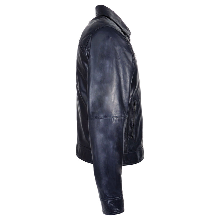 Mens Cameron Leather Jacket - Capri Clothes