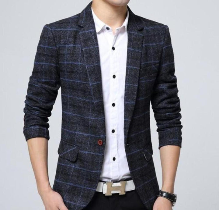 Mens Mix Plaid Blazer - Capri Clothes