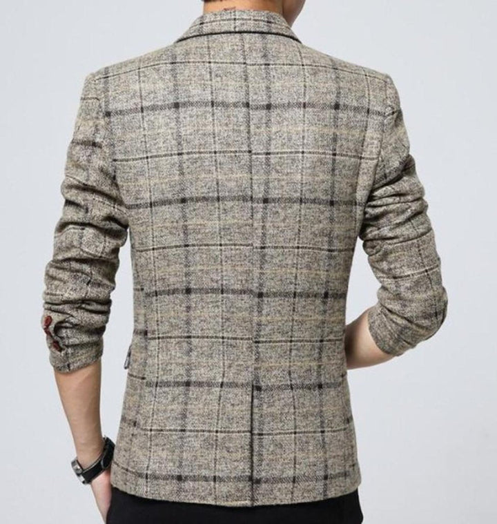 Mens Mix Plaid Blazer - Capri Clothes