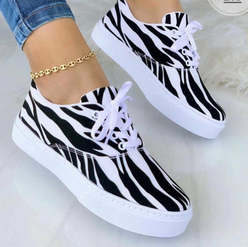 2022 Fashion Graffiti Women Sneakers Trainers Shoes Coffee Jasper