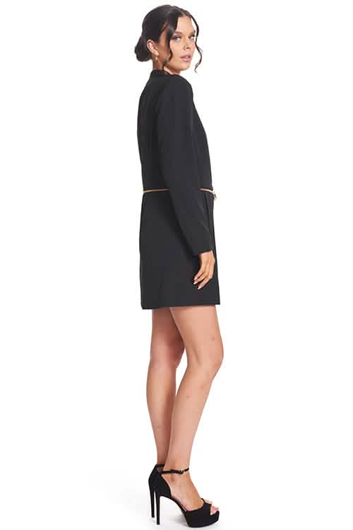 Transformative Zip-Style Notch Neck Blazer - Elevate Your Wardrobe! Peach Dionysus