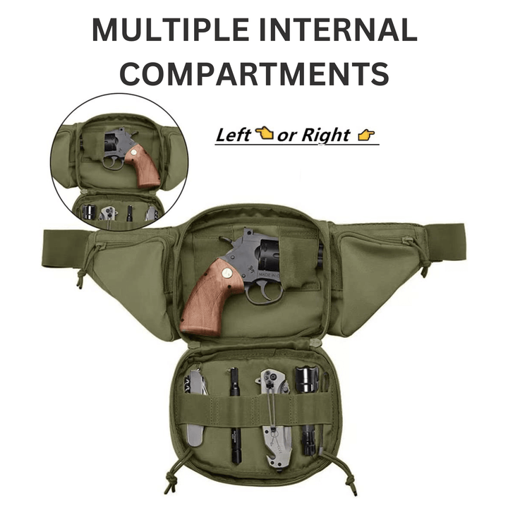 Tactical Military Fanny Pack Waist Bag & MOLLE EDC Pouch For Outdoor Sky Iapetus