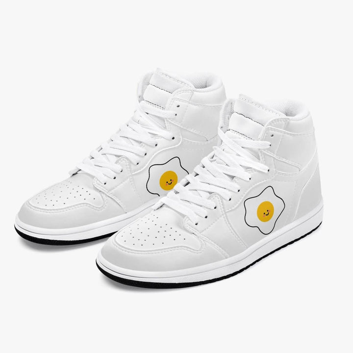 Jacki Easlick Luxe High-Top Leather Sneakers Yellow Eleusis