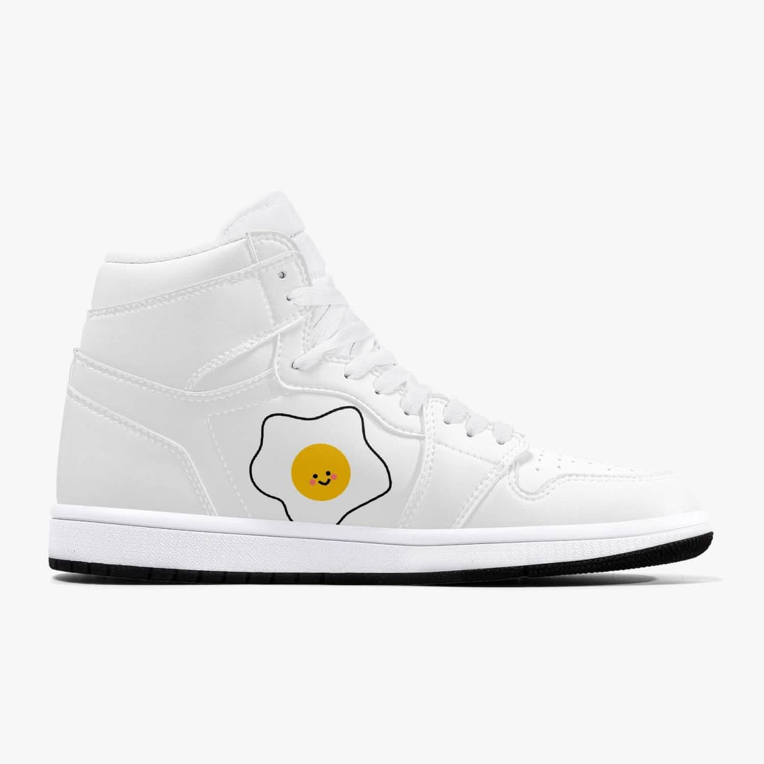 Jacki Easlick Luxe High-Top Leather Sneakers Yellow Eleusis