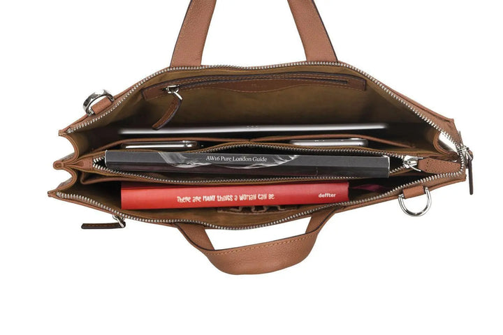 Canzo Leather Notebook Bags | Briefcases - Capri Clothes