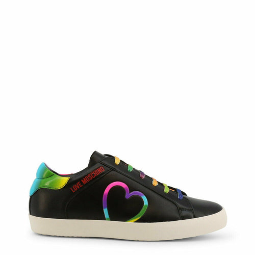 Black Rainbow Sneakers Burgundy Hera