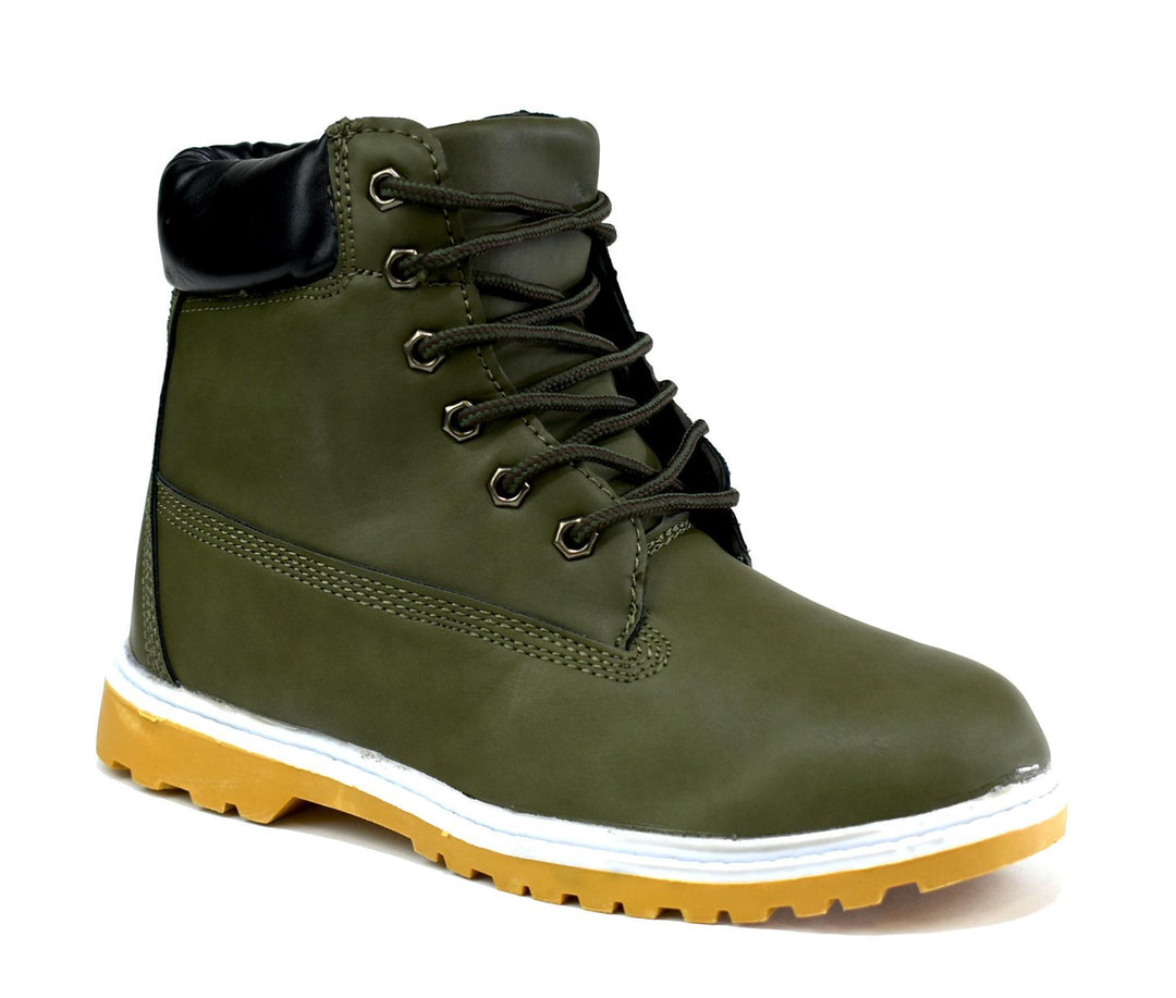 Builder's Boot Olive Turquoise Thanatos