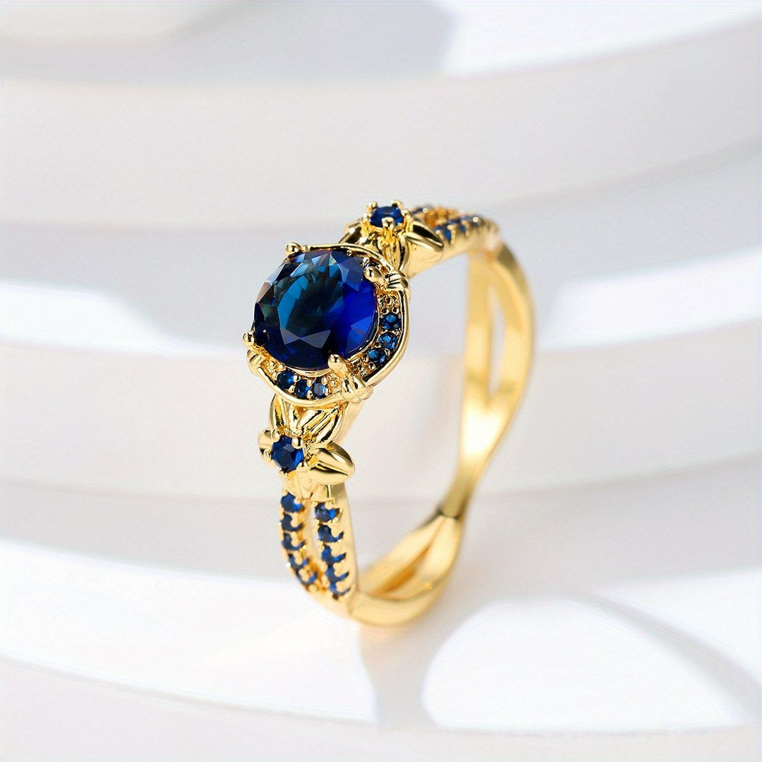 Sapphire Ring Carmine Medusa