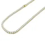 GQ Elegance 4 MM Tennis Choker Chain Lilac Quartz