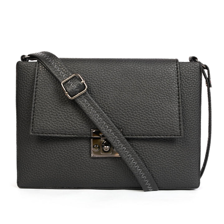 Stylish Women's Sling Bag Compact - BLACK Chocolate Helen