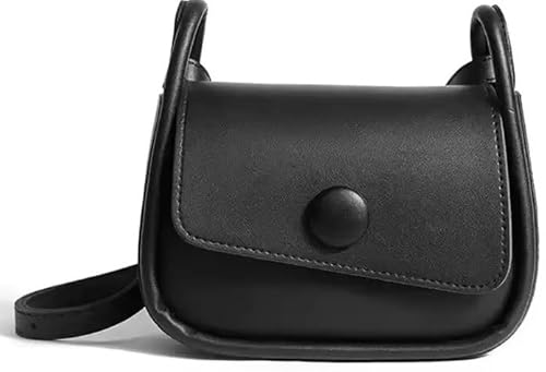 Women's Small Square Bags Versatile Shoulder Strap- Black Chocolate Helen