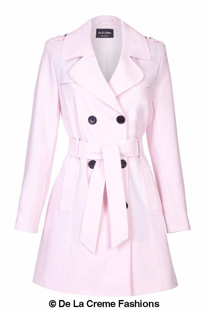 Spring/Summer Military Double Breasted Trench Coat (9049-SP) Rose Eleusis