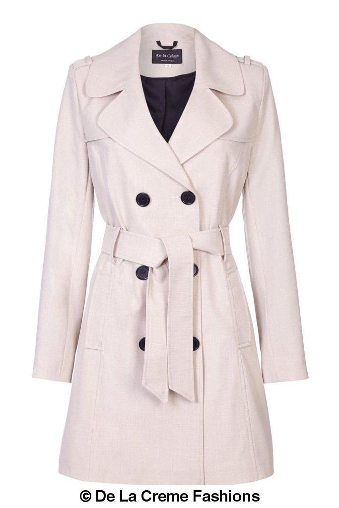 Spring/Summer Military Double Breasted Trench Coat (9049-SP) Rose Eleusis