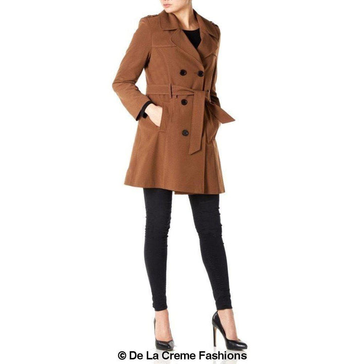 Spring/Summer Military Double Breasted Trench Coat (9049-SP) Rose Eleusis