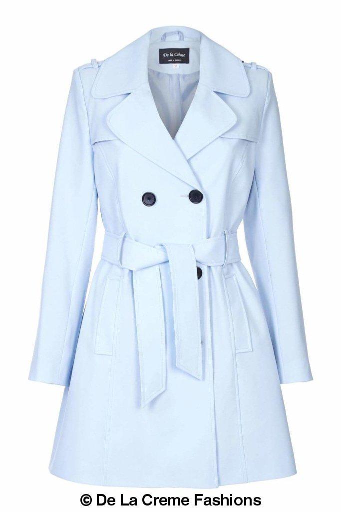 Spring/Summer Military Double Breasted Trench Coat (9049-SP) Rose Eleusis