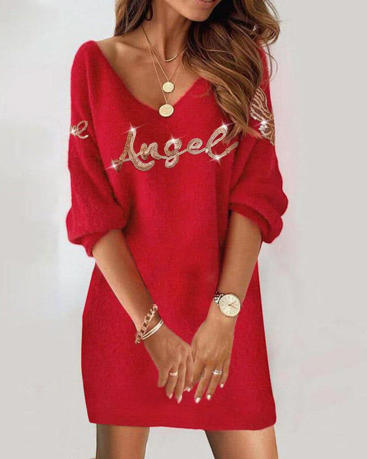 Cozy Holiday Long Sleeve Knit Sweater - Perfect for Christmas! Capri Clothes