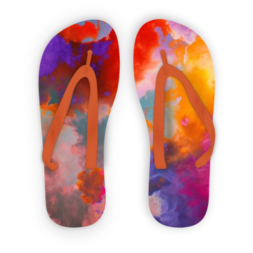 Éclaircie Adult Flip Flops Scorpius