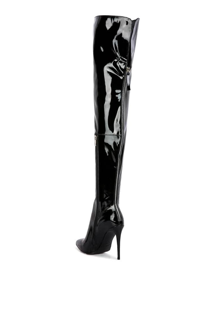 Chic Stiletto Over-the-Knee Boots Ruby Smudge