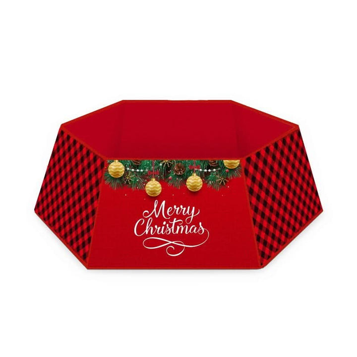 Festive Non-Woven Fabric Christmas Tree Skirt Capri Clothes