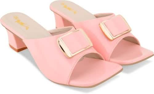 Elegant Pink Heeled Sandals for Women Lilac Sooty