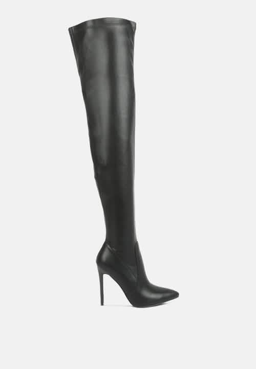 Chic Over-the-Knee Stiletto Boots Ruby Smudge