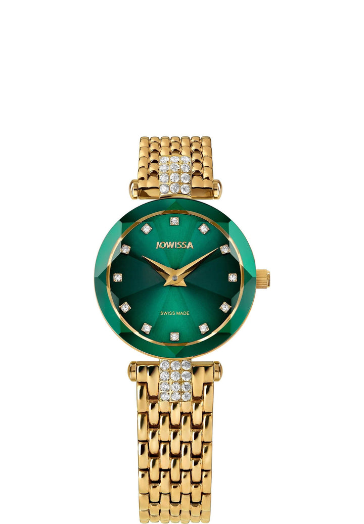 Emerald Elegance Swiss Women's Luxury Timepiece J5.497.S Chocolate Sycamore