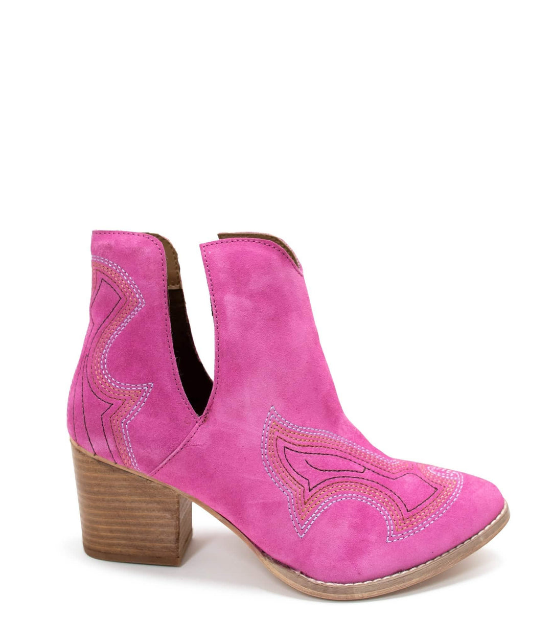 Magenta Journee Ankle Booties - Stylish Comfort with a Western Twist Copper Maple